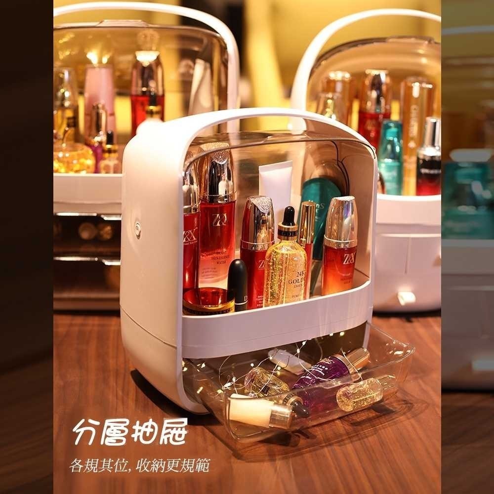 潘朵拉保養化妝品收納盒 手提化妝箱 保養品收納 收納箱-細節圖6
