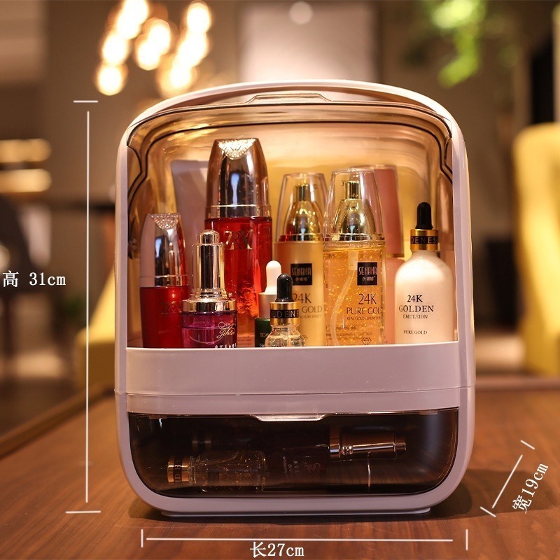 潘朵拉保養化妝品收納盒 手提化妝箱 保養品收納 收納箱-規格圖8