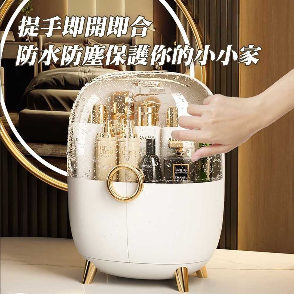 網紅款對開門化妝品收納盒-細節圖3