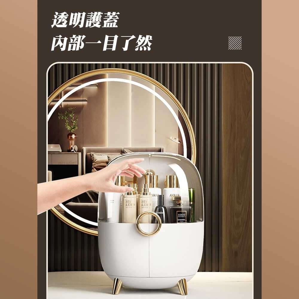 網紅款對開門化妝品收納盒-細節圖4