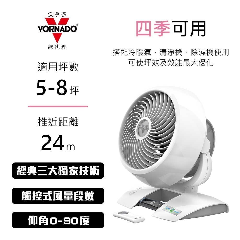 VORNADO DC直流渦流空氣循環扇 5303DC-TW 適用5-8坪 保固10年-細節圖2