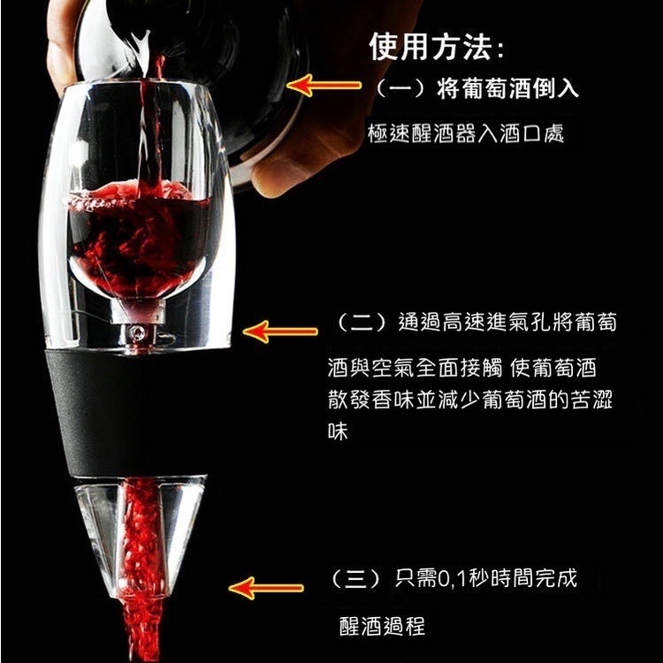 MAGIC DECANTER快速醒酒器 分酒酒具 紅酒醒酒器 倒酒器 引酒器 分酒器 葡萄酒醒酒器 鷹嘴醒酒器-細節圖2