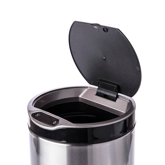 Home Zone 不鏽鋼智能感應垃圾桶圓形 6L-細節圖4