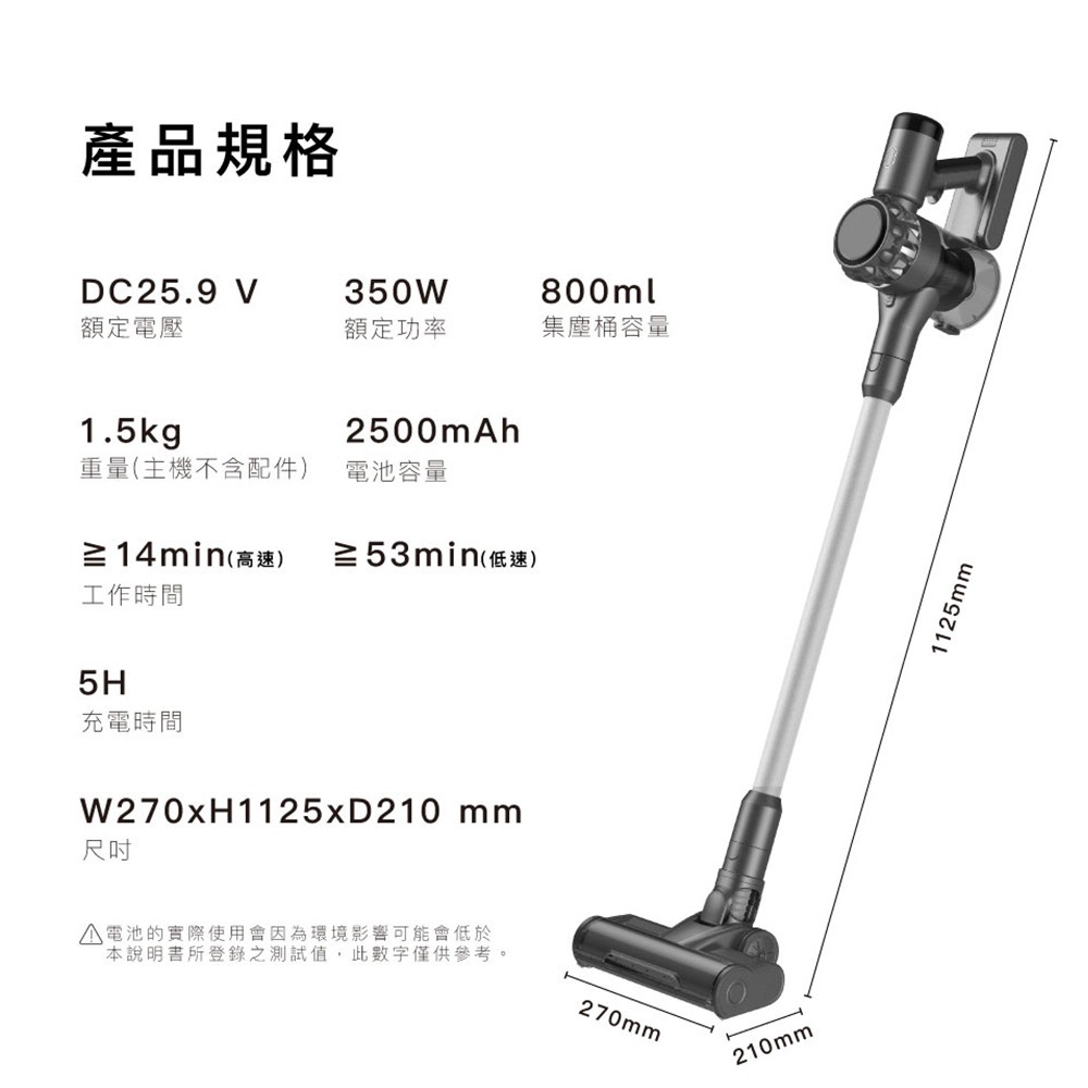 HERAN 禾聯 旗艦吸力智能感應高效率吸塵器 HVC-35SC050-細節圖11