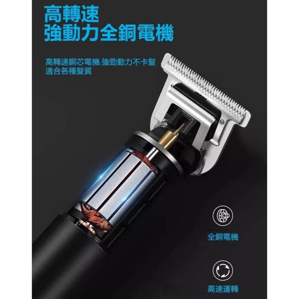 SENFEIHUO 液晶款造型理髮器 LFQ-01 USB充電 剪髮器-細節圖4