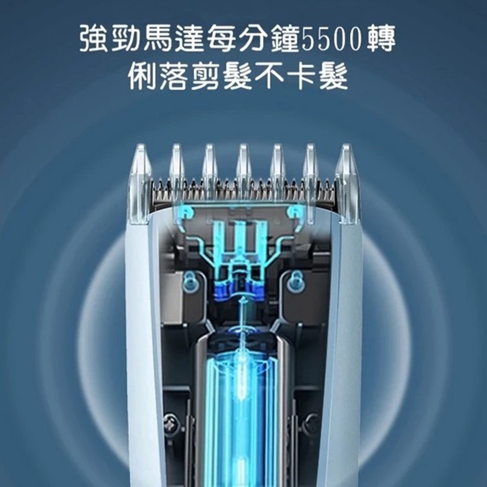 Philips飛利浦 電動理髮器 HC3688/HC3689(深藍/淺藍) USB充電-細節圖4