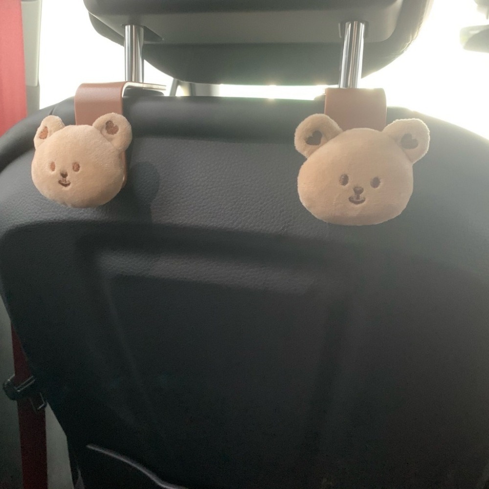 可愛動物汽車椅背掛勾(單個非一對) 汽車用掛勾 後座車用掛勾-細節圖4