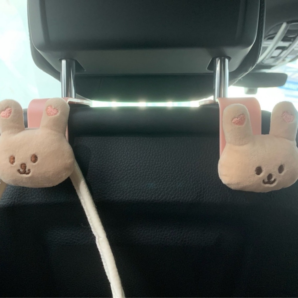 可愛動物汽車椅背掛勾(單個非一對) 汽車用掛勾 後座車用掛勾-細節圖6