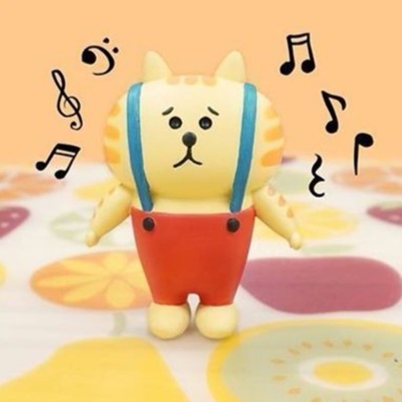 出清商品 夥伴玩具 懶洋洋喵之助 扭蛋一套六款 絕版 貓之助 喵之助 吊帶喵之助 轉蛋-規格圖10