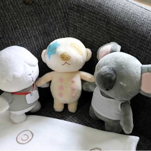 狐獴大叔造型娃娃 共三款 (吉田福太郎/無尾熊)(枝野幸男/土撥鼠)(田中健太/狐獴)-細節圖3