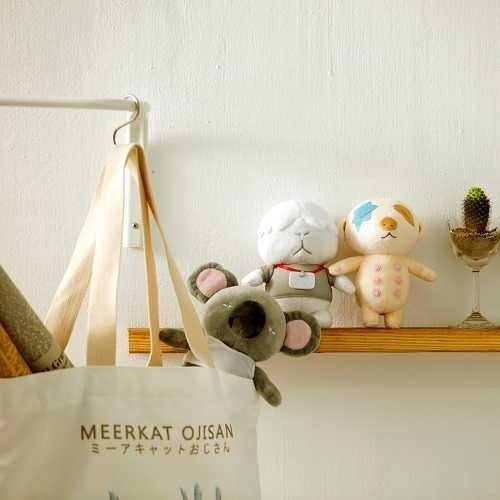 狐獴大叔造型娃娃 共三款 (吉田福太郎/無尾熊)(枝野幸男/土撥鼠)(田中健太/狐獴)-細節圖6