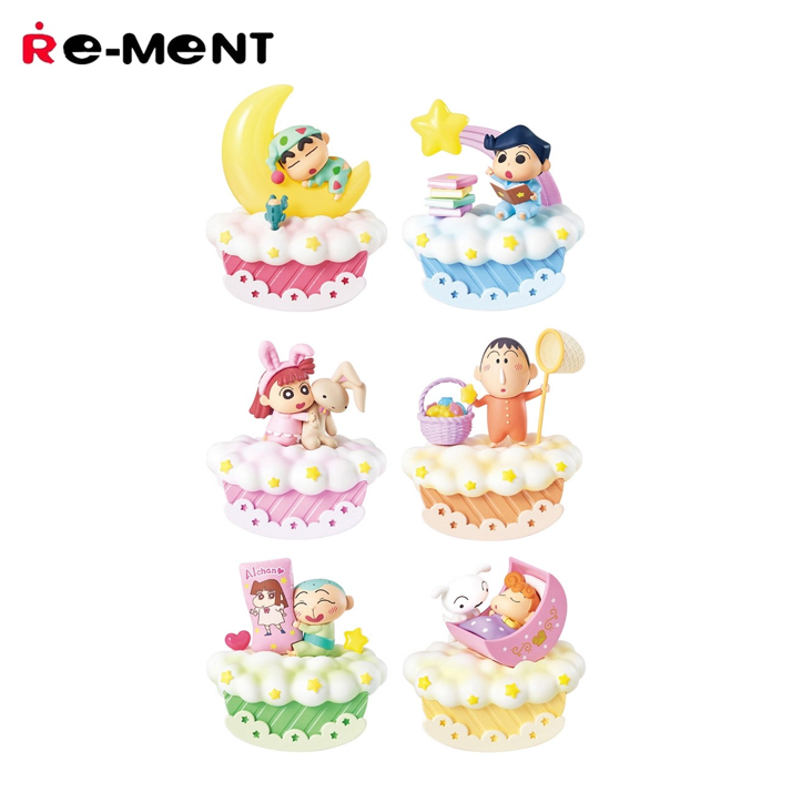 Re-ment 蠟筆小新 穿著睡衣道晚安 盲盒共6款 日版 可挑款 盒抽 盒玩-細節圖2