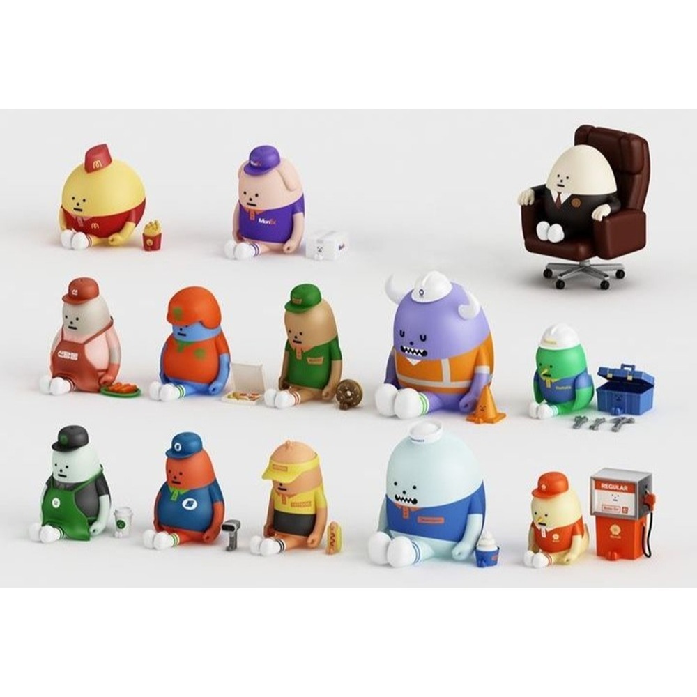 韓國 sticky monster lab SML 工作系列盲盒共13款 正版 可挑款 盒抽 盒玩-細節圖2