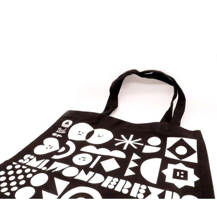 韓國 sticky monster lab 展覽限定帆布袋-共兩款 正版 可愛帆布包 帆布單肩包 購物袋-細節圖5