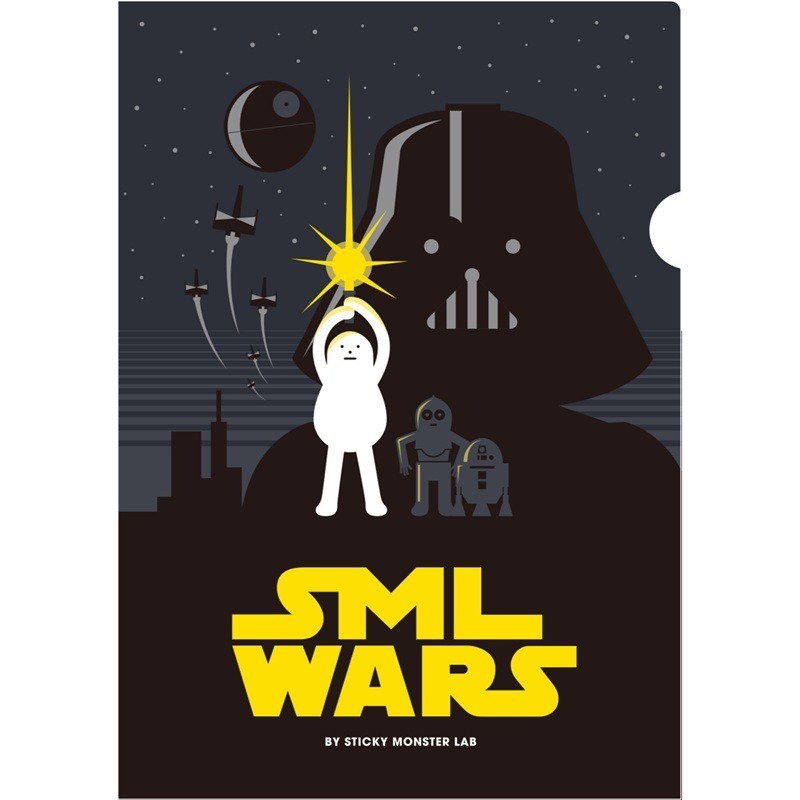 韓國 sticky monster lab SML 聯名文件夾-共二款 正版 文具用品 設計師-規格圖5
