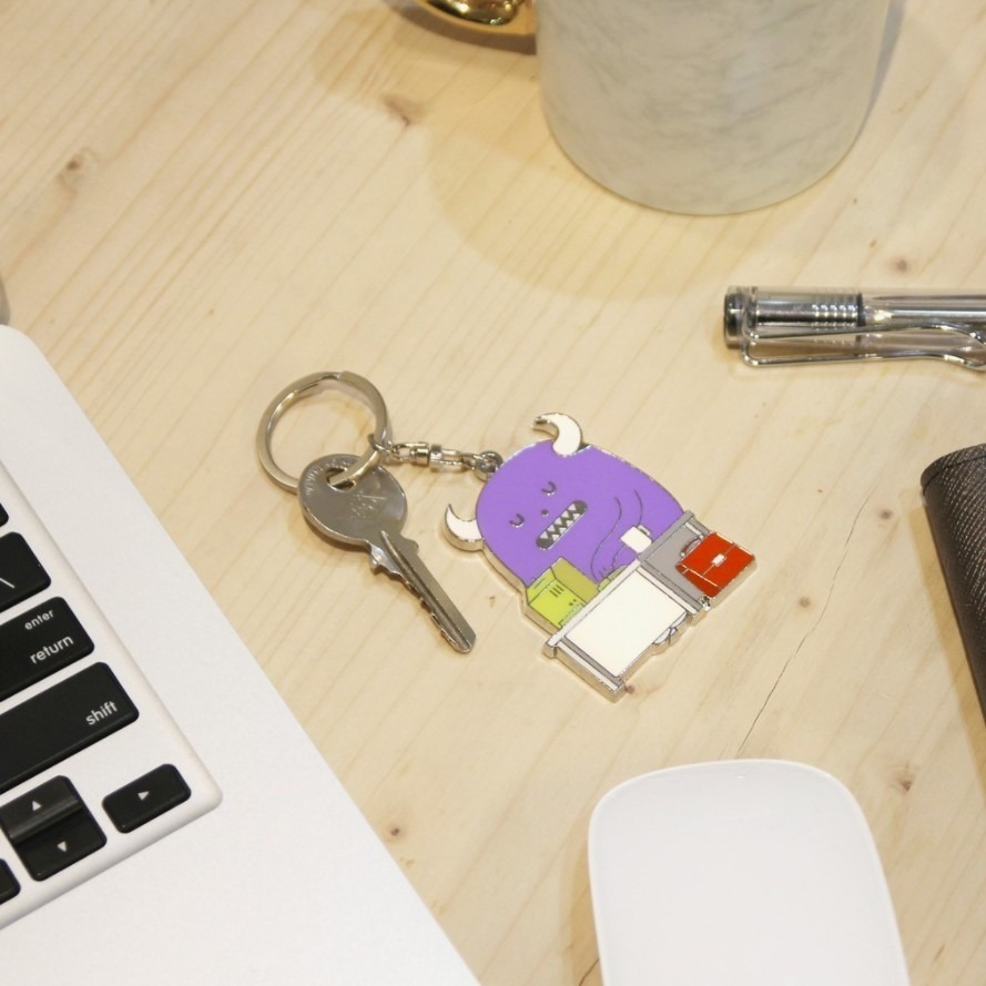 韓國 sticky monster lab SML 鑰匙圈 共五款 正版 設計師 文創 限定品-細節圖2