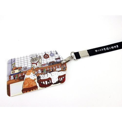 不可思議的貓世界 證件套 (共三款) 證件套 頸掛 識別證套 頸掛開窗識別證套-規格圖4
