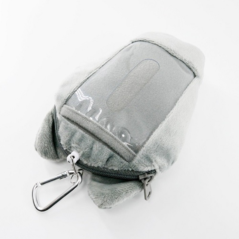 熊貓之穴 戽斗星球 絨毛零錢包(雪狼/老虎) 零錢包 硬幣包 雜物拉鏈小錢包 零錢袋 收納袋-細節圖3