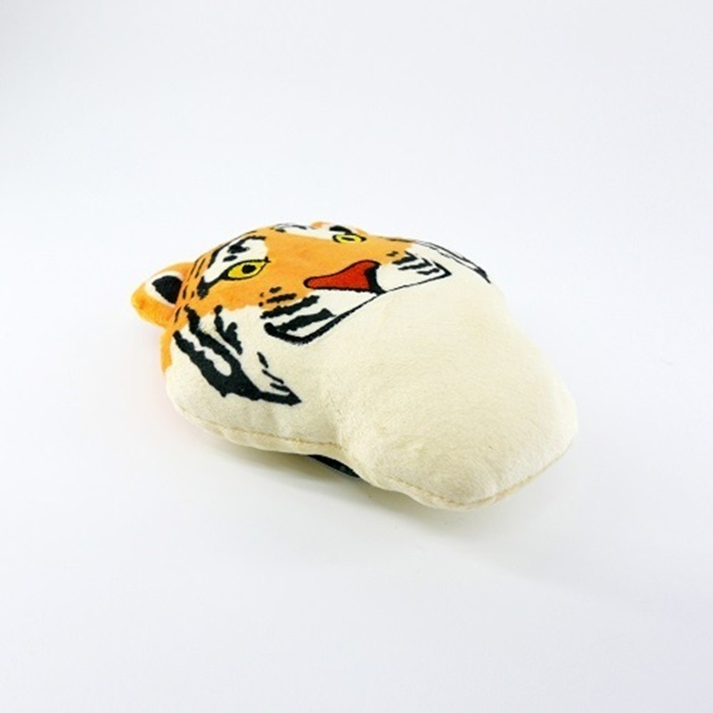 熊貓之穴 戽斗星球 絨毛零錢包(雪狼/老虎) 零錢包 硬幣包 雜物拉鏈小錢包 零錢袋 收納袋-細節圖5