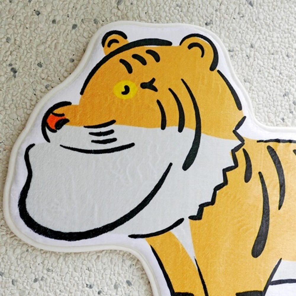 熊貓之穴戽斗星球 造型防滑地墊(4款) 獅子 老虎 大象 北極熊 玄關地墊 門口地墊 浴室地墊-細節圖7