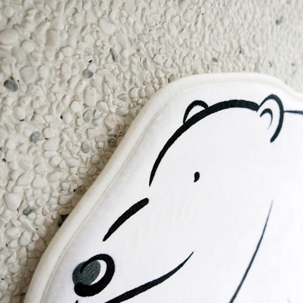 熊貓之穴戽斗星球 造型防滑地墊(4款) 獅子 老虎 大象 北極熊 玄關地墊 門口地墊 浴室地墊-細節圖9