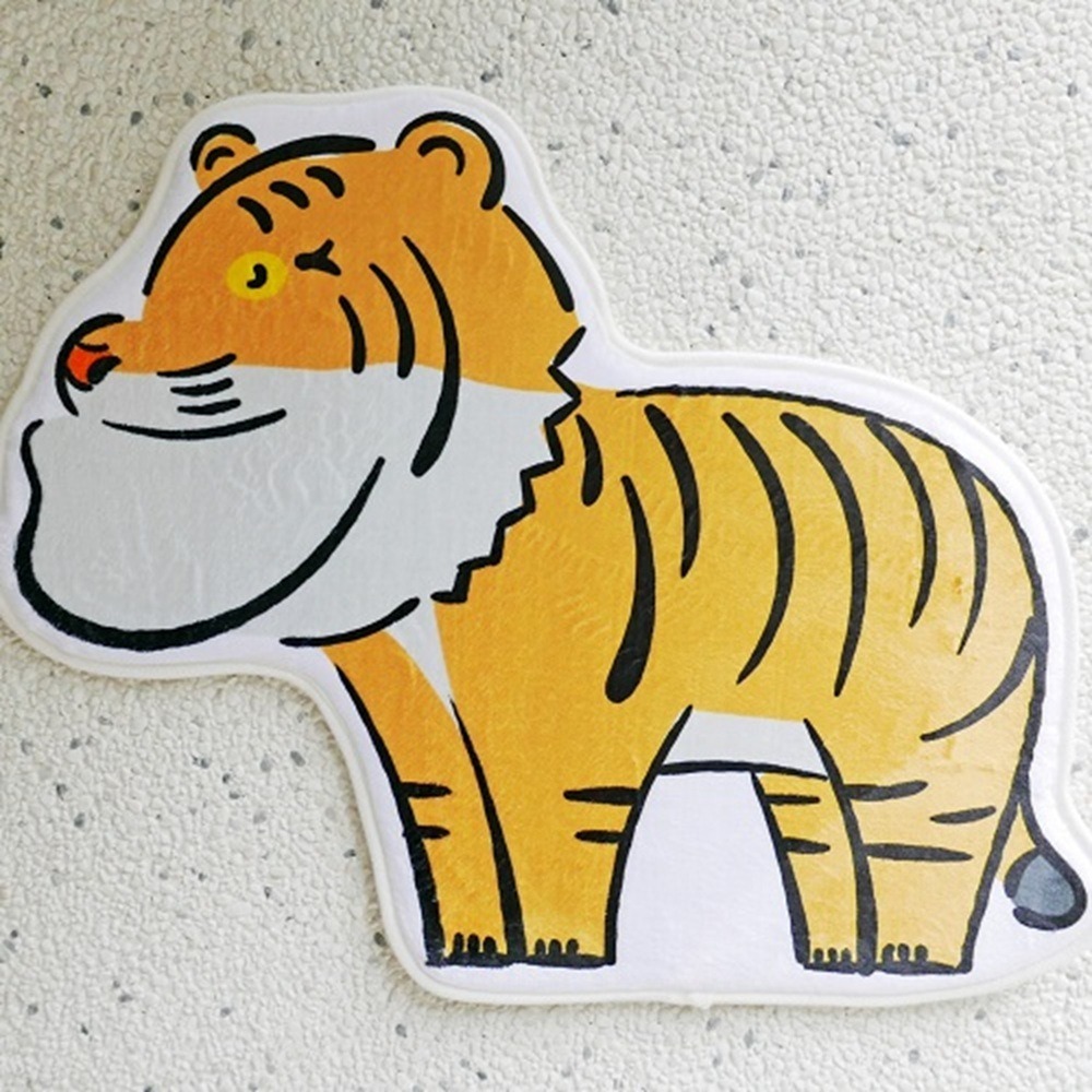 熊貓之穴戽斗星球 造型防滑地墊(4款) 獅子 老虎 大象 北極熊 玄關地墊 門口地墊 浴室地墊-規格圖9