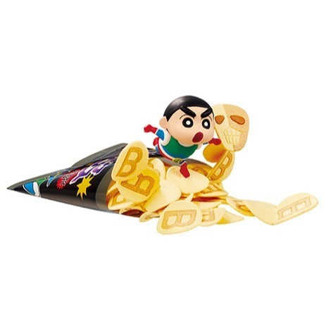 RE-MENT 蠟筆小新大滿足公仔-零食派對篇 盲盒共6款 日版 可挑款 景品盒玩 盒抽-規格圖4