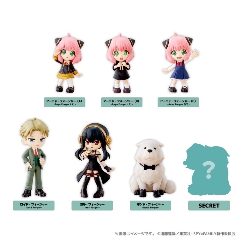 BUSHIROAD PalVerse SPY×FAMILY 間諜家家酒 盲盒共6款+1隱藏款 日版 可挑款 盒抽 盒玩-細節圖2