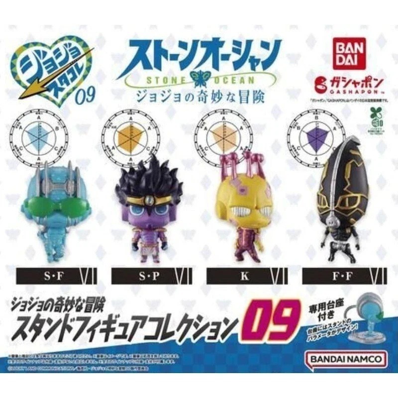 BANDAI 萬代 JOJO的奇妙冒險替身公仔P9 共4款 扭蛋 轉蛋 公仔 盒玩-細節圖2