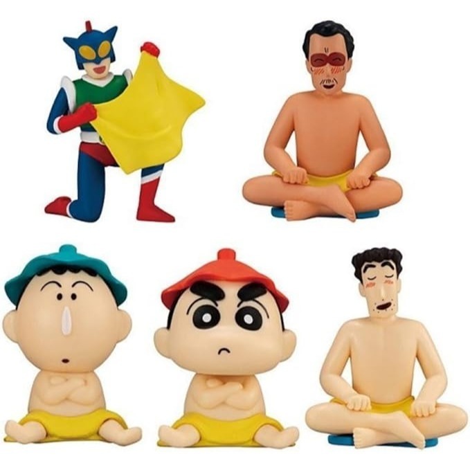 BANDAI 萬代 蠟筆小新三溫暖公仔 共5款 扭蛋 轉蛋 公仔 盒玩-細節圖3