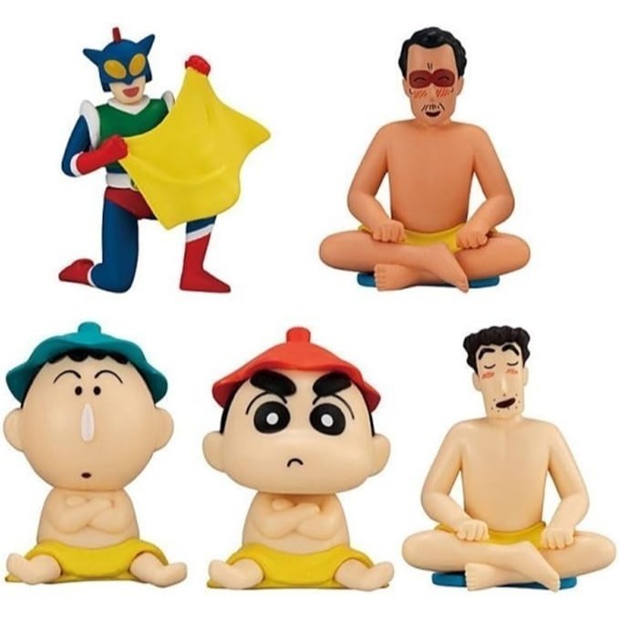 BANDAI 萬代 蠟筆小新三溫暖公仔 共5款 扭蛋 轉蛋 公仔 盒玩-細節圖3