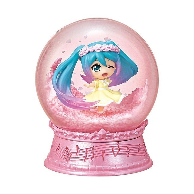 RE-MENT 初音未來水晶球-演奏季節的物語 盲盒共4款 可挑款 盒抽 盒玩-規格圖3