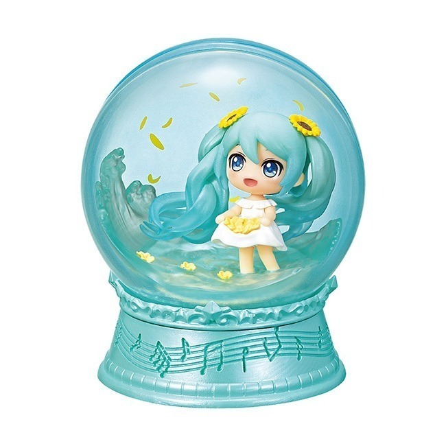 RE-MENT 初音未來水晶球-演奏季節的物語 盲盒共4款 可挑款 盒抽 盒玩-規格圖3
