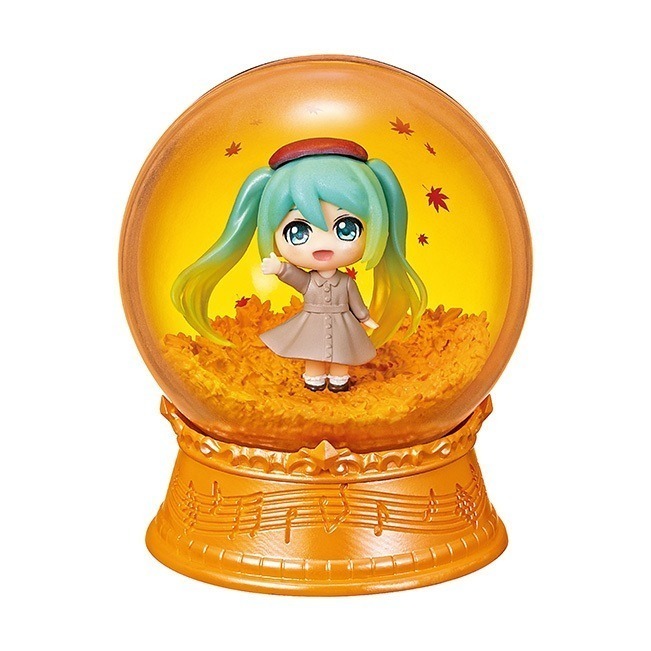 RE-MENT 初音未來水晶球-演奏季節的物語 盲盒共4款 可挑款 盒抽 盒玩-規格圖3