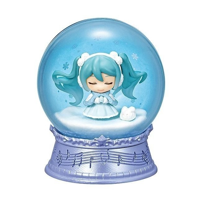 RE-MENT 初音未來水晶球-演奏季節的物語 盲盒共4款 可挑款 盒抽 盒玩-規格圖3