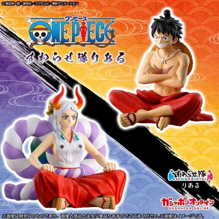 BANDAI 萬代 航海王人物坐姿公仔P1 共2款 扭蛋 轉蛋 公仔 盒玩 海賊王-細節圖2