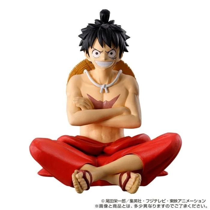 BANDAI 萬代 航海王人物坐姿公仔P1 共2款 扭蛋 轉蛋 公仔 盒玩 海賊王-規格圖3