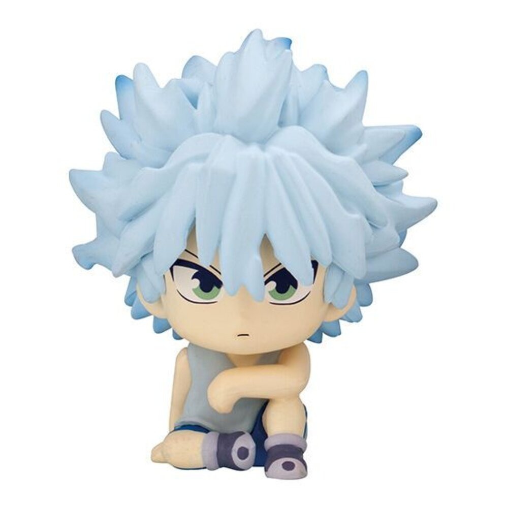 BANDAI 萬代 獵人HUNTER×HUNTER坐姿公仔P4  揍敵客家族 共4款 扭蛋 轉蛋 公仔 盒玩-規格圖3