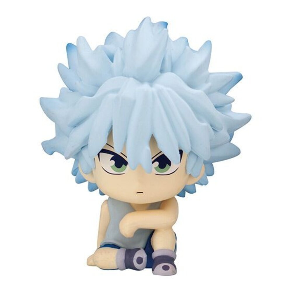 BANDAI 萬代 獵人HUNTER×HUNTER坐姿公仔P4  揍敵客家族 共4款 扭蛋 轉蛋 公仔 盒玩-規格圖3