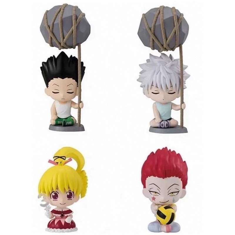BANDAI 萬代 獵人HUNTER×HUNTER坐姿公仔P6 貪婪之島篇 共4款 扭蛋 轉蛋 公仔 盒玩-細節圖3