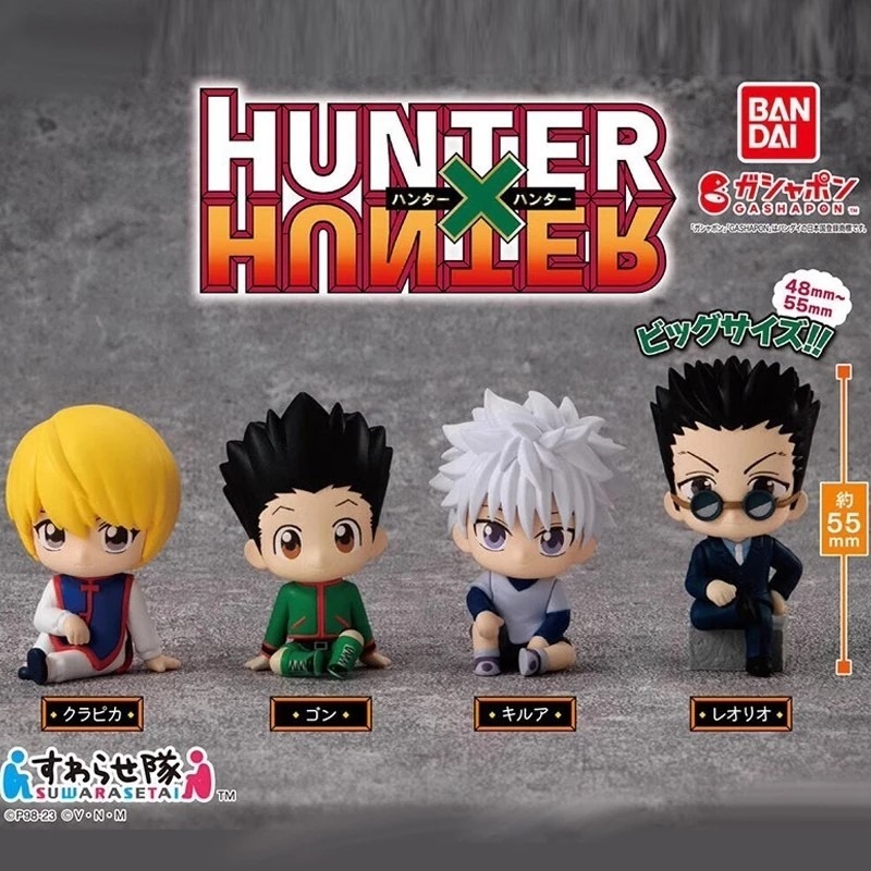 BANDAI 萬代 獵人HUNTER×HUNTER坐姿公仔P1 共4款 扭蛋 轉蛋 公仔 盒玩-細節圖2