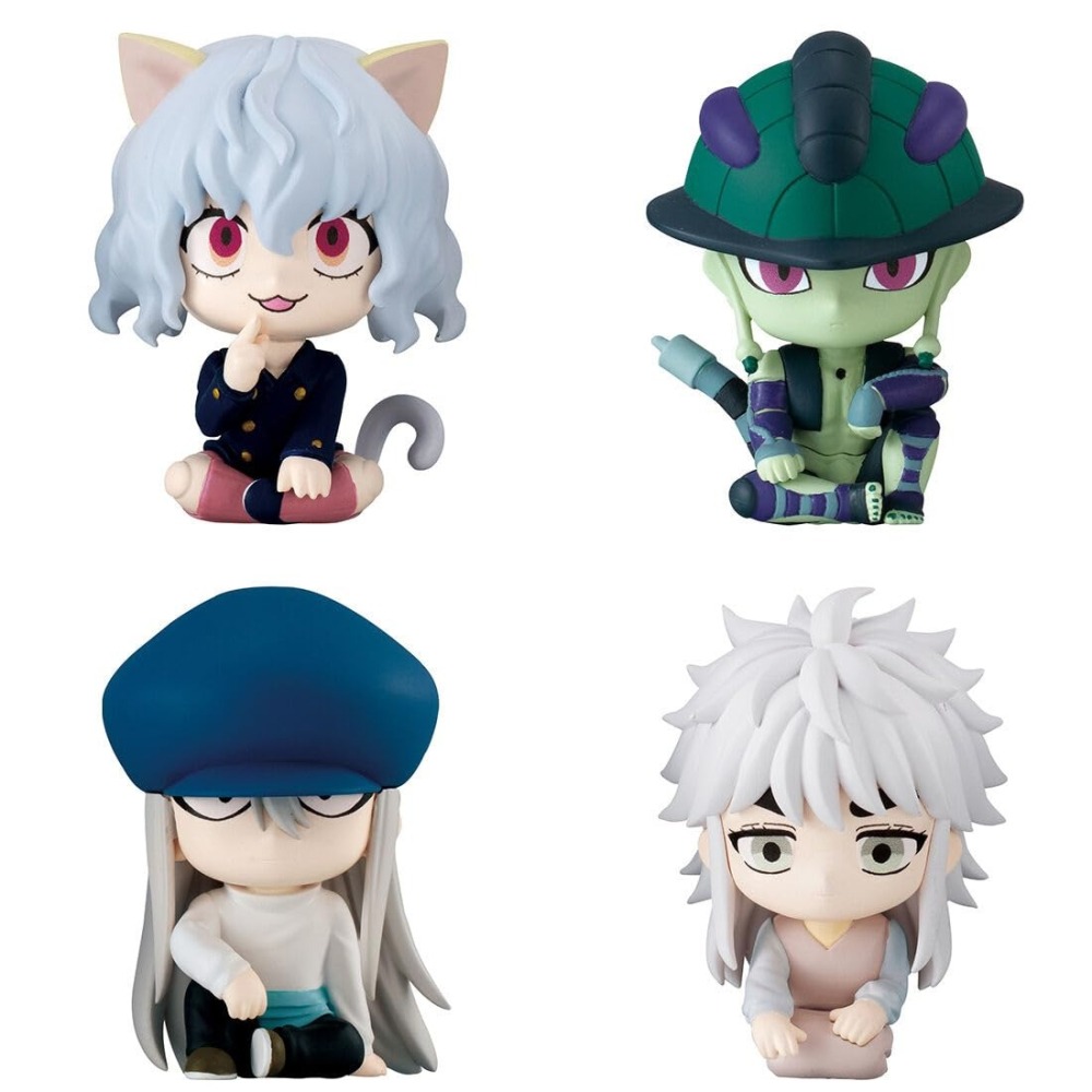 BANDAI 萬代 獵人HUNTER×HUNTER坐姿公仔P3  共4款 扭蛋 轉蛋 公仔 盒玩-細節圖3