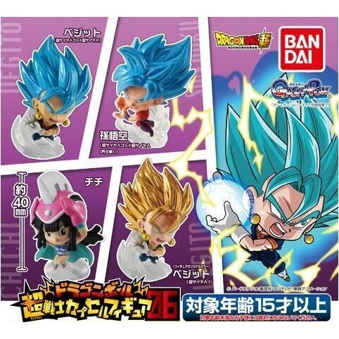 BANDAI 萬代 七龍珠超戰士公仔 P6 共4款 扭蛋 轉蛋 公仔 盒玩-細節圖2
