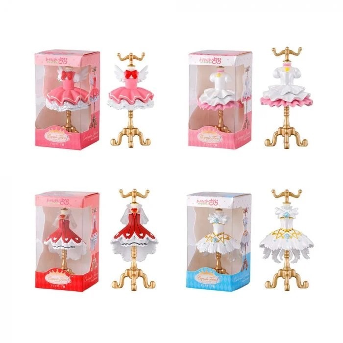BANDAI 萬代 庫洛魔法使服裝飾品架包裝盒 共4款 扭蛋 轉蛋 公仔 盒玩-細節圖3