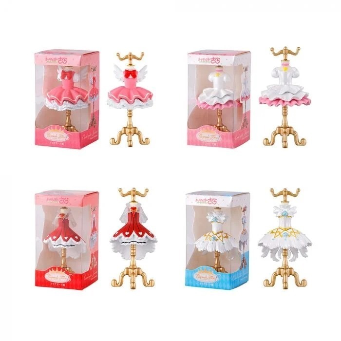 BANDAI 萬代 庫洛魔法使服裝飾品架包裝盒 共4款 扭蛋 轉蛋 公仔 盒玩-細節圖3