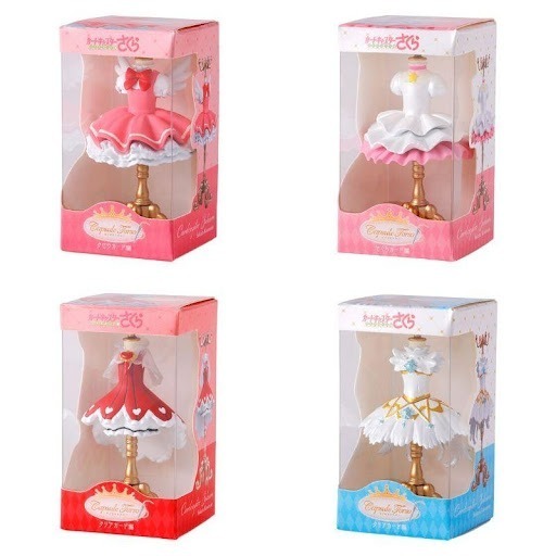 BANDAI 萬代 庫洛魔法使服裝飾品架包裝盒 共4款 扭蛋 轉蛋 公仔 盒玩-細節圖4