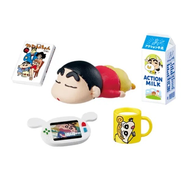 RE-MENT 蠟筆小新一起到小新房間玩耍吧 盲盒共8款 日版 可挑款 景品盒玩 盒抽-規格圖3