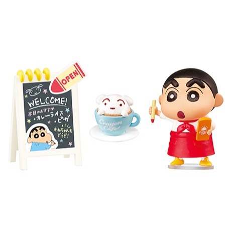 RE-MENT 蠟筆小新-小新咖啡館 盲盒共8款 日版 可挑款 景品盒玩 盒抽-規格圖3