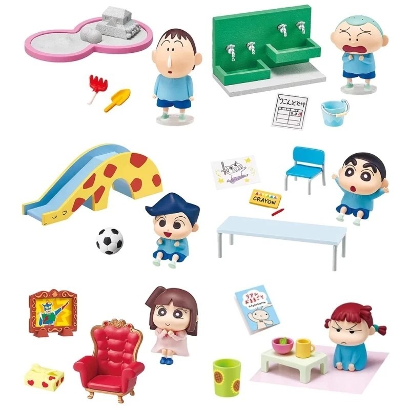 RE-MENT 蠟筆小新大家集合!雙葉幼稚園 盲盒共6款 日版 可挑款 景品盒玩 盒抽-細節圖8