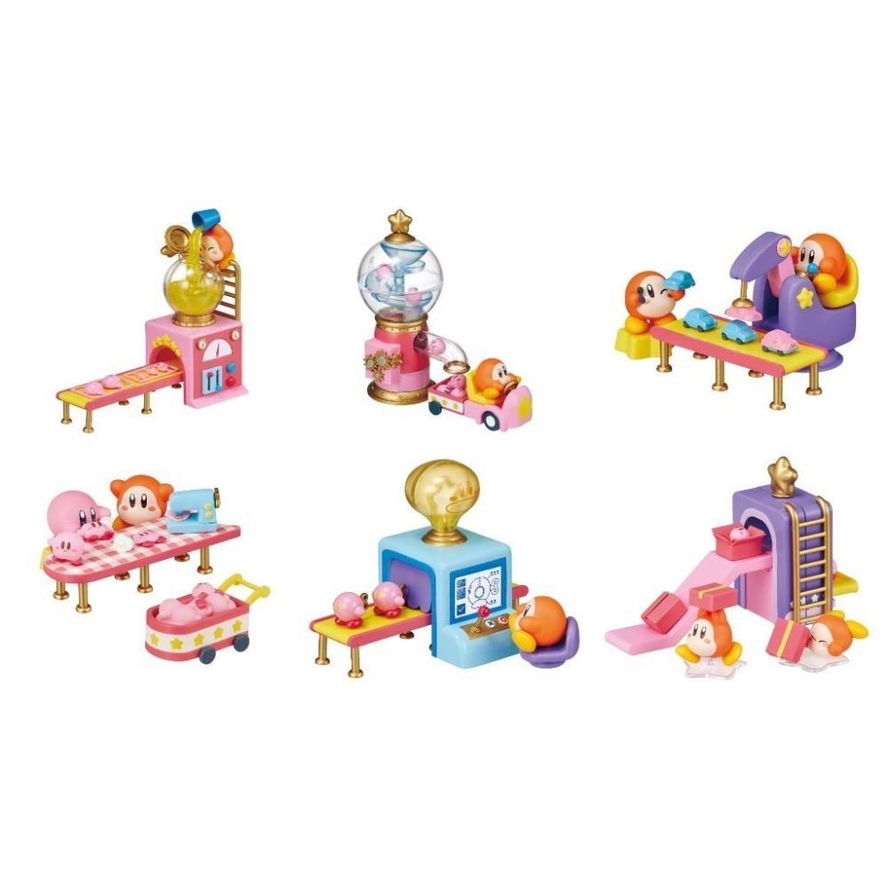 RE-MENT 星之卡比瓦豆魯迪的玩具工廠 盲盒 共6款 日版 可挑款 景品盒玩 盒抽-細節圖9
